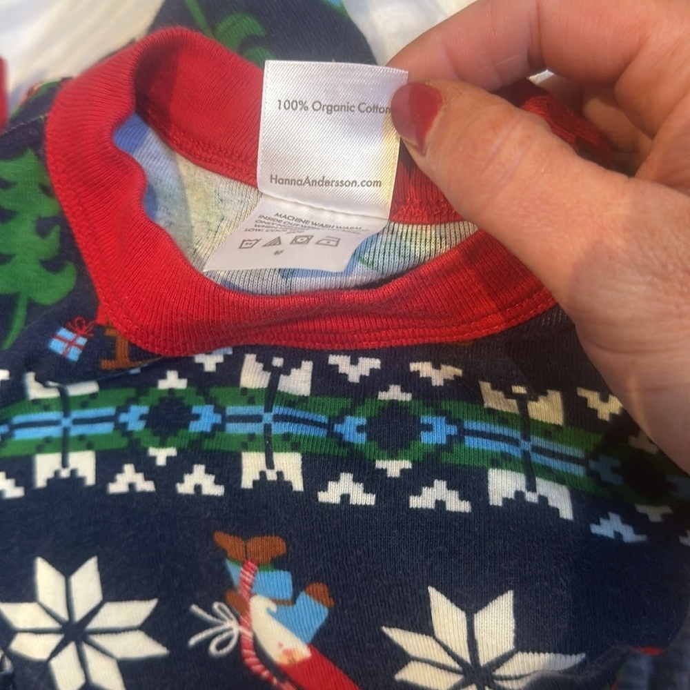 Hanna Andersson Organic Cotton Long John Pajamas - Picture 12 of 12